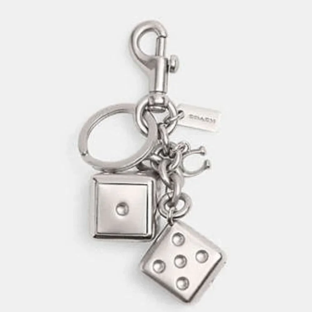 Coach Dice Bag Charm #CZ128 purchase comes with Coach dust bag